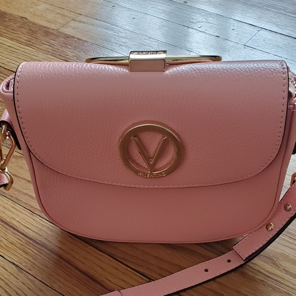 Mario Valentino Rosa Poliuretano Women Handbag